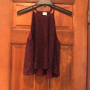 Maroon tank top